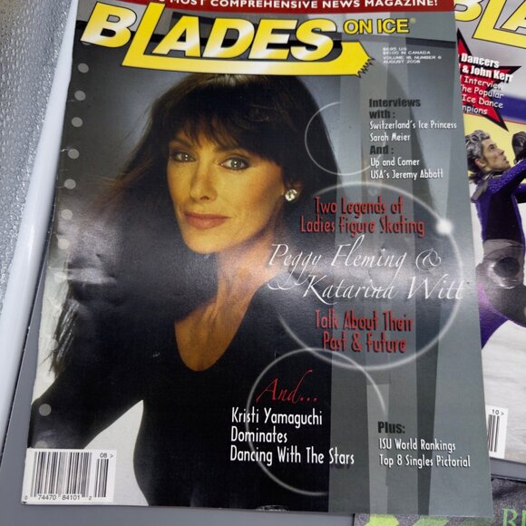 2008 Blades on Ice Magazine Figure Skating 3 Issues Calender Peggy Fleming - Picture 3 of 7